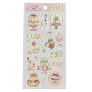 【シール】いのうえ彩 ペーパーシール マカロン＆トライフル