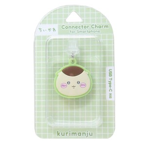 【スマホアクセ】ちいかわ USB Type-C対応コネクタチャーム くりまんじゅう