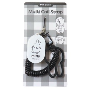 【スマホアクセ】ミッフィー マルチコイルストラップ