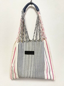 2025【新作】メキシコ製手織りのハンモックバッグ（L）-N