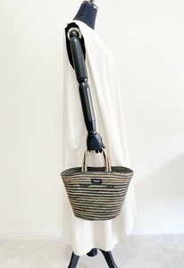 新作★Bucket Tote（手編み）