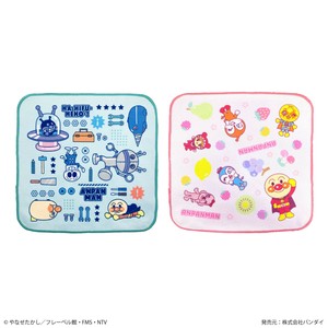 【26SS】【アンパンマン】ミニタオル　約25×25cm　綿マイクロ