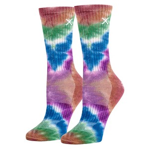 【ODD SOX（オッド ソックス）】クルー ソックス LARGE FEET TIE DYE HIPPY OS-SOC-M-30822-TDCM