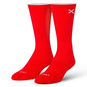 【ODD SOX（オッド ソックス）】クルー ソックス LARGE FEET BASIX RED CREW OS-SOC-M-OSBCRWRED