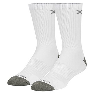 【ODD SOX（オッド ソックス）】クルー ソックス LARGE FEET BASIX WHITE GRAY CREW OS-SOC-M-30811-SCCM