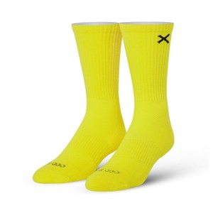 【ODD SOX（オッド ソックス）】クルー ソックス LARGE FEET BASIX YELLOW CREW OS-SOC-M-OSBCRWYEL