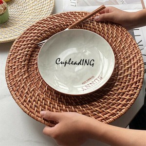 ◆◆大人気◆◆早い者勝ち 手作り食事敷 鍋敷き・凹皿用 テーブル装飾アイテム