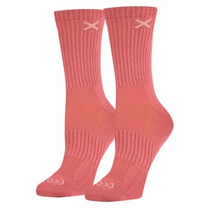 【ODD SOX（オッド ソックス）】クルー ソックス MEDIUM FEET BASIX SALMON HEATHER CREW