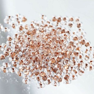 チェコビーズ ファルファーレ 40g コパーライン シードビーズ 2×4mm ビーズ 手芸