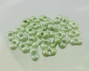 チェコビーズ ファルファーレ 40g シーダーグリーン シードビーズ 2×4mm ビーズ 手芸