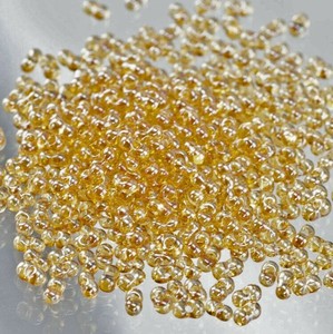 チェコビーズ ファルファーレ 40g トパーズスフィンクス シードビーズ 2×4mm ビーズ 手芸