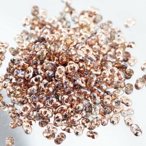 チェコビーズ ファルファーレ 40g ハーフカプリゴールド シードビーズ 2×4mm ビーズ 手芸
