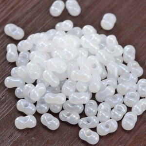チェコビーズ ファルファーレ 40g アラバスターレインボー シードビーズ 3.2×6.5mm ビーズ 手芸