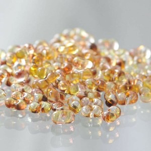 チェコビーズ ファルファーレ 40g サバンナトパーズ シードビーズ 3.2×6.5mm ビーズ 手芸