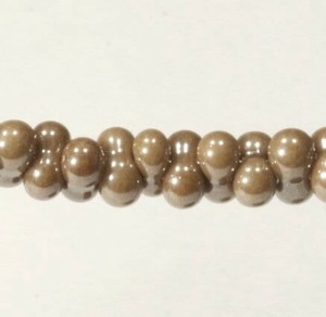 チェコビーズ ファルファーレ 40g シナモン シードビーズ 3.2×6.5mm ビーズ 手芸