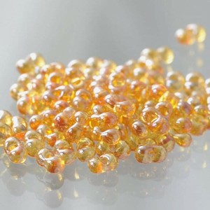 チェコビーズ ファルファーレ 40g トパーズスフィンクス シードビーズ 3.2×6.5mm ビーズ 手芸