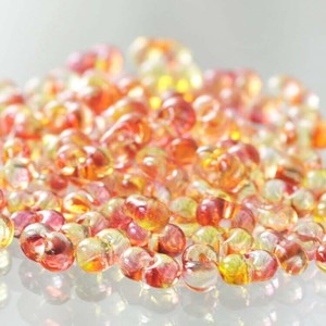 チェコビーズ ファルファーレ 40g バレンシアイエロー シードビーズ 3.2×6.5mm ビーズ 手芸