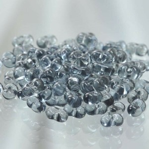 チェコビーズ ファルファーレ 40g ブラックダイヤ シードビーズ 3.2×6.5mm ビーズ 手芸