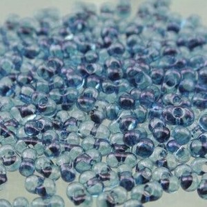 チェコビーズ ファルファーレ 40g プリムローズブルー シードビーズ 3.2×6.5mm ビーズ 手芸