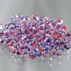 チェコビーズ ファルファーレ 40g ボルドーパープル シードビーズ 3.2×6.5mm ビーズ 手芸
