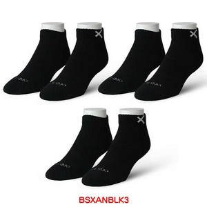 【ODD SOX（オッド ソックス）】アンクル ソックス BASIX 3 PACK（3足 セット）ANKLE BLACK