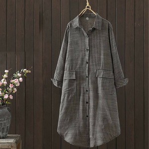 Casual Dress Stripe A-Line