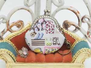 「shopping2」がま口バッグチャーム（口金5センチ)