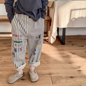 ロングパンツ ストライプ カジュアル 秋 快適 子供 ファッション MBQ3023