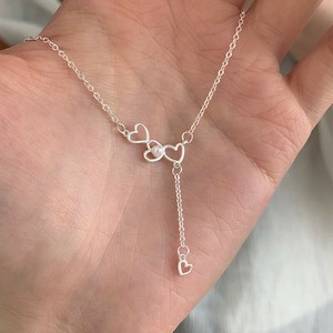 韓国　ネックレス ネックレス レディース　ネックレス シルバー925　メッキ ネックレス シルバー