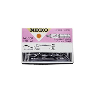 日光　ペン先　N360ポイントハードクローム 100本入  N360C100