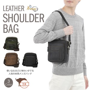 Shoulder Bag Crossbody Cattle Leather Shoulder Bag Genuine leather Leather Compact Men's