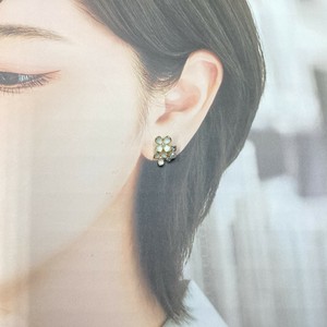 耳环 花朵 宝石