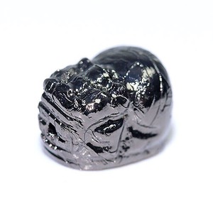 Necklace black 11 x 8mm