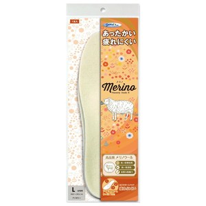 ヘブンリーインソール メリノ 女性用 アイボリー L 24.0〜24.5cm EE-W093