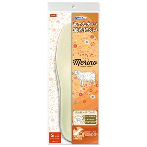 ヘブンリーインソール メリノ 女性用 アイボリー S 22.0〜22.5cm EE-W091