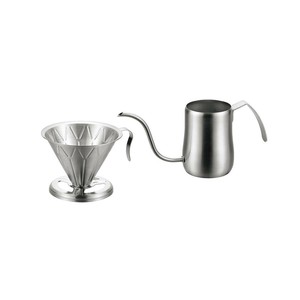 燕熟の技 コーヒードリップポット420ml サテン&コーヒードリッパー EJC-700