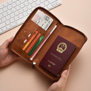 二つ折り財布 パスポートバッグ 多機能 証明書収納旅行バッグ MBQ3063