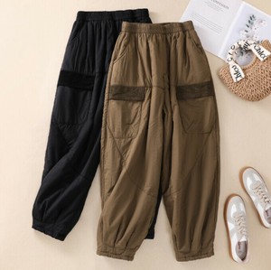 カジュアルパンツ 綿服 冬 無地 快適 レディース ファッション MBQ3075