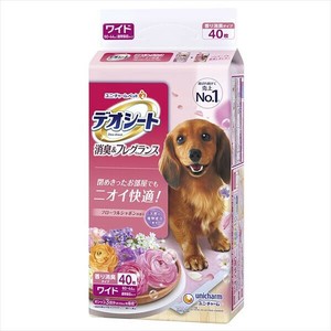デオシート消臭＆フレグランスフローラルシャボンの香りワイド 【ペット用品】