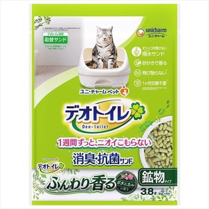 デオトイレふんわり香る消臭・抗菌サンドボタニカルの香り3．8L 【ペット用品】