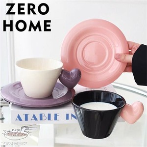 恋人ギフト ハートモチーフ おしゃれ陶器マグカップセット コーヒー&ミルク兼用 家庭用食器