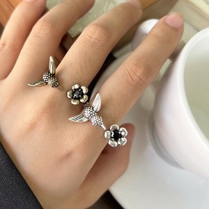 韓国　リング 指輪　 リング フリーサイズ　シルバー925メッキ S925 リング　シルバー925 リング