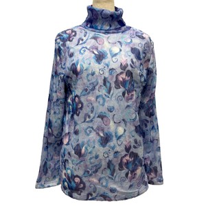 T-shirt Turtle Neck Cut-and-sew