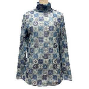T-shirt Turtle Neck Cut-and-sew