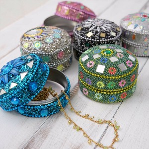 【再入荷】ミラーワークラウンド小物入れ