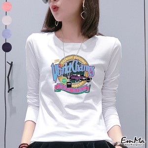 アメカジ長袖Tシャツ コットン カジュアル   春 秋 【2025AW】ONA1138