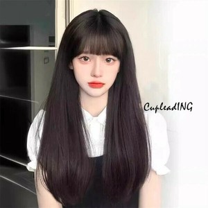 シーズン商品 激安セール ロングストレートフルウィッグ ハイライト×グラデーションカラー 整頂タイプ