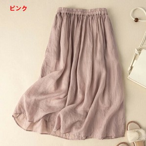 スカート 無地 夏 快適  ゆったり  レディース ファッション MBQ3097