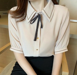 シャツ 半袖  無地 ゆったり  快適 レディース ファッション  DYLA930
