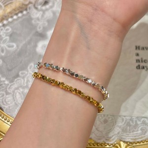 韓国　ブレスレット レディース　ブレスレット シルバー925　メッキ ブレスレット シルバー